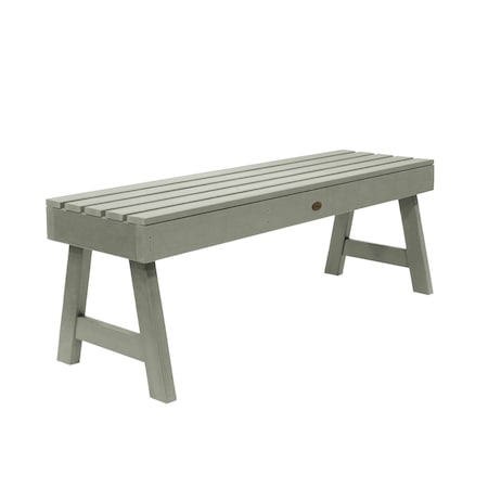 Highwood Usa 4ft Weatherly Picnic Bench Outdoor Furniture for Patio, Backyard, Garden AD-BENN4-EUC